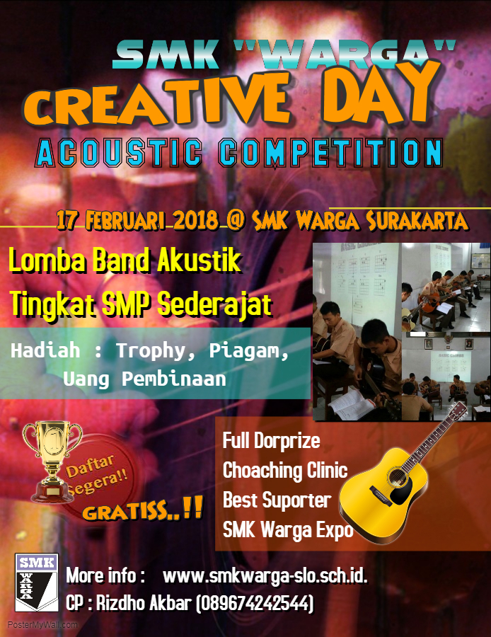 SMK “Warga” Creative Day Acoustic Competition