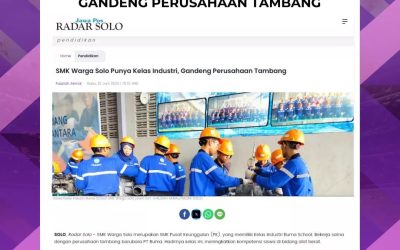 SMK WARGA PUNYA KELAS INDUSTRI, GANDENG PERUSAHAAN TAMBANG