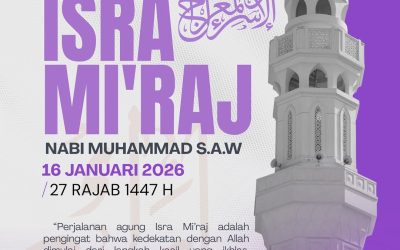 Selamat memperingati Isra Mi’raj Nabi Muhammad SAW 1447 H.