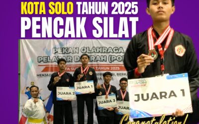 Juara 1 Kota Solo Popda Pencak Silat